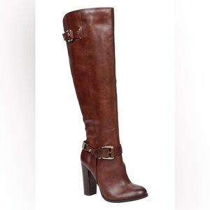 Aldo Brantingham Brown Knee-High Leather Boots 7.5